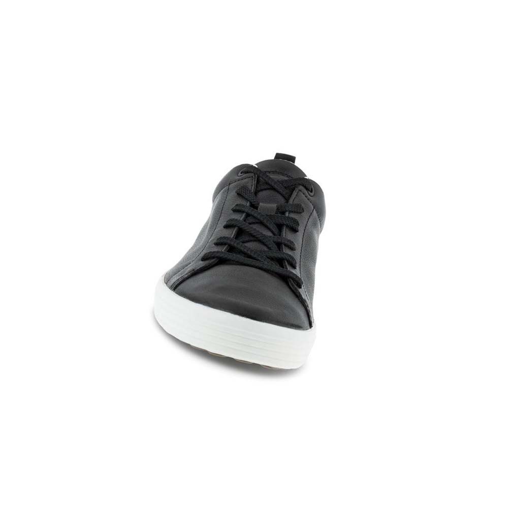 Ecco Soft 7 Craze Sneakers Herr Svarta Vita | SE 631YXF